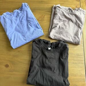 Lululemon All Yours Organic Cotton Crewneck T Shirt Bundle